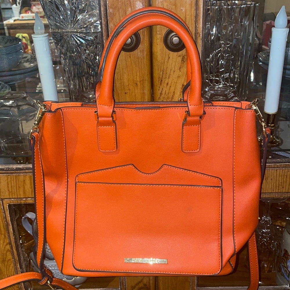 Steve Madden orange crossbody purse
